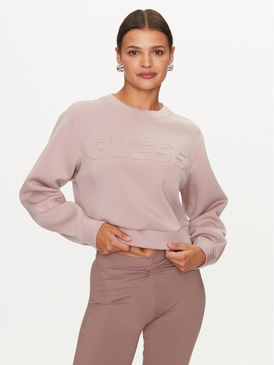 Guess Суитшърт V3BQ15 K7UW2 Розов Regular Fit за Жени цена