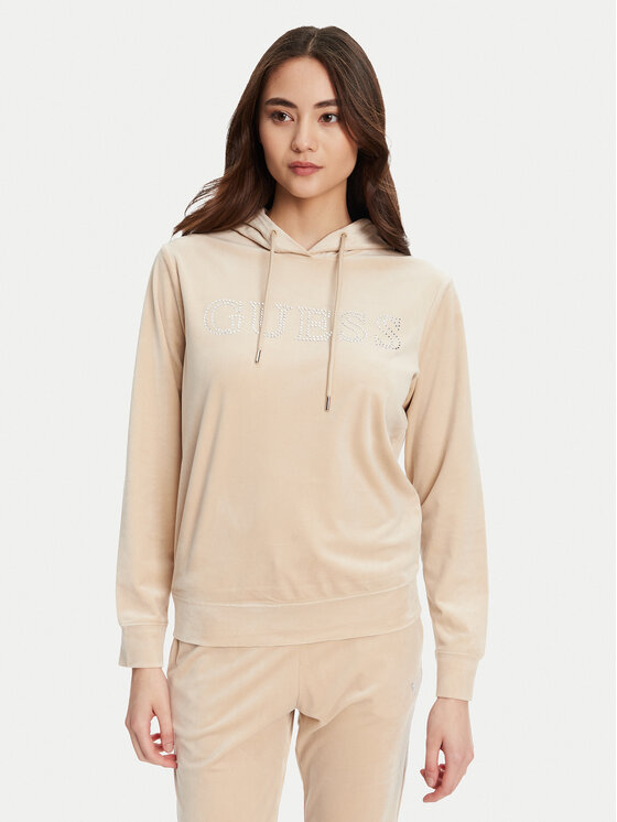 Guess Суитшърт V4RQ25 K0232 Бежов Regular Fit за Жени цена