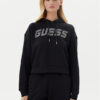 Guess Суитшърт V5GQ09 KCRP0 Черен Relaxed Fit цвят на ниска цена