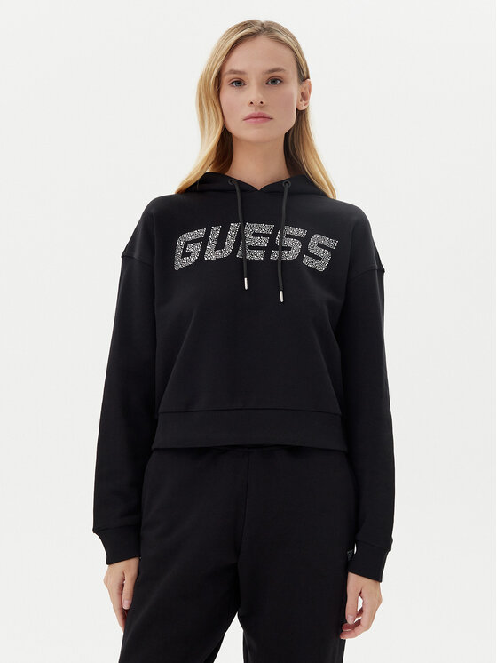 Guess Суитшърт V5GQ09 KCRP0 Черен Relaxed Fit за Жени цена