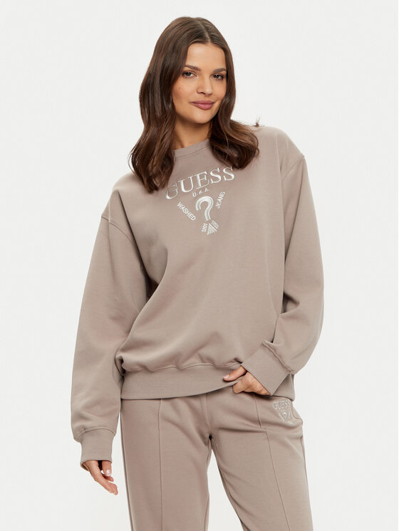 Guess Суитшърт V5RQ12 KC3D2 Сив Regular Fit за Жени цена