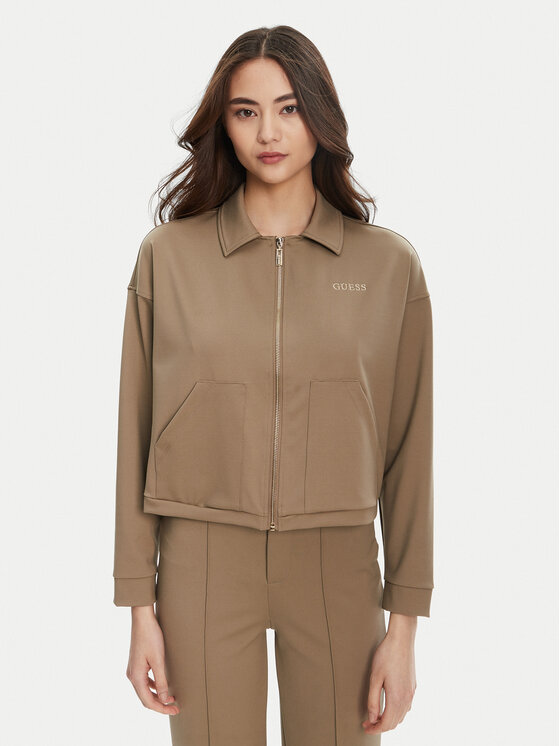 Guess Суитшърт V5YL08 KCX42 Кафяв Regular Fit за Жени цена
