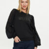 Guess Суитшърт W4GQ07 KBKM0 Черен Regular Fit за Жени цена