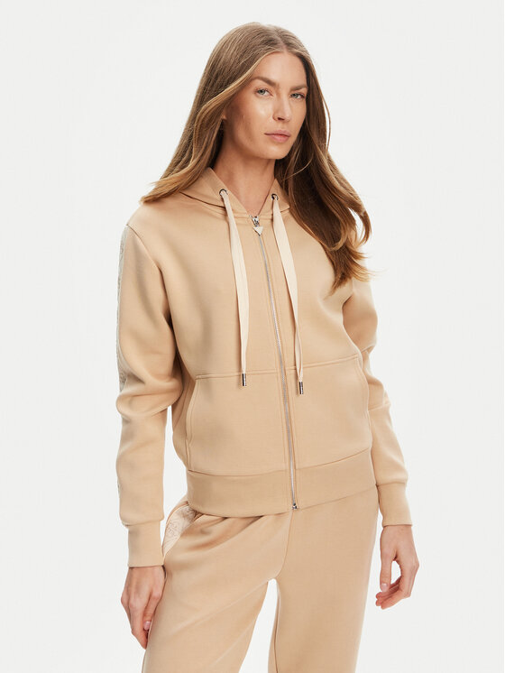 Guess Суитшърт W5YQ05 KBYE2 Бежов Regular Fit за Жени цена