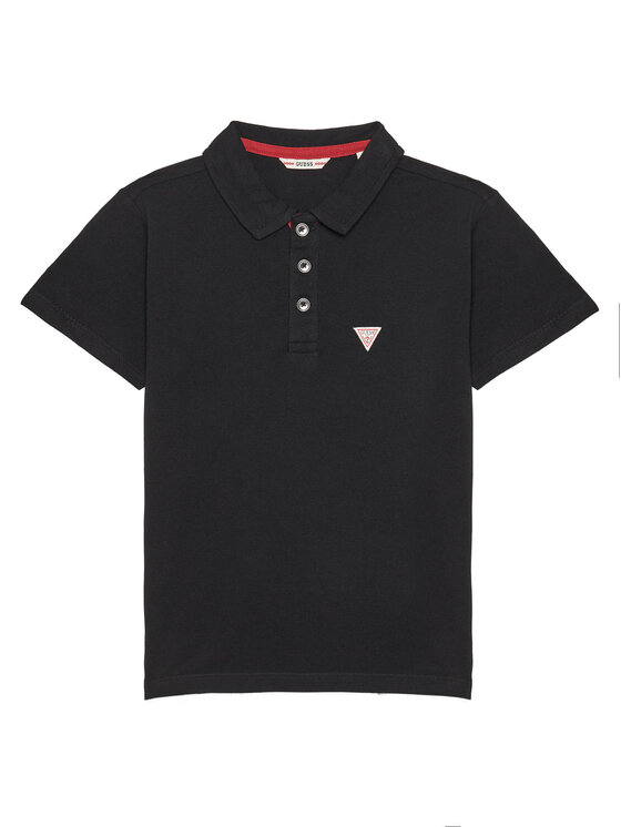 Guess Тениска с яка и копчета L2GP02 KAPY0 Черен Regular Fit за Момчета цена