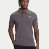 Guess Тениска с яка и копчета Z5YP02 K9WF1 Сив Regular Fit за Мъже цена