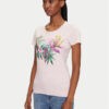 Guess Тишърт 172941 Розов Classic Fit за Жени цена