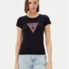 Guess Тишърт E5GI08 J1314 Черен Slim Fit за Жени цена