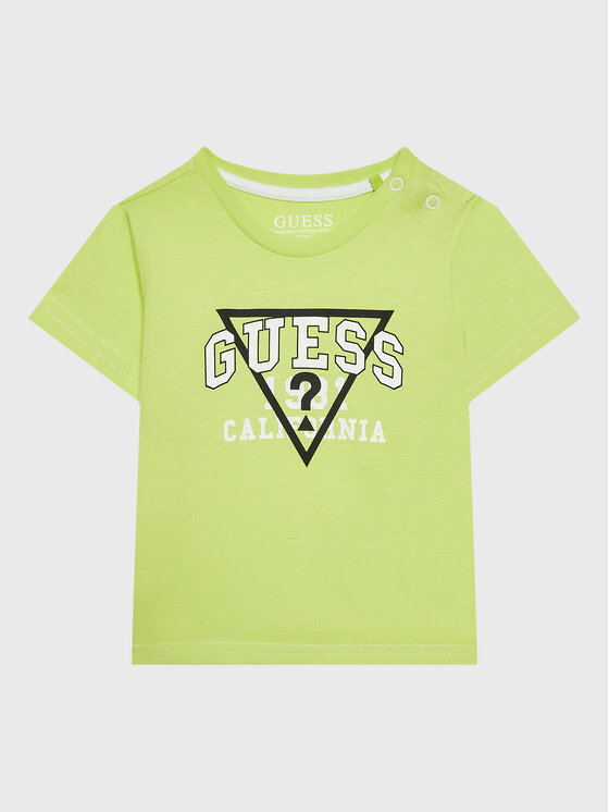 Guess Тишърт I3RI03 K8HM0 Зелен Regular Fit за Момчета цена