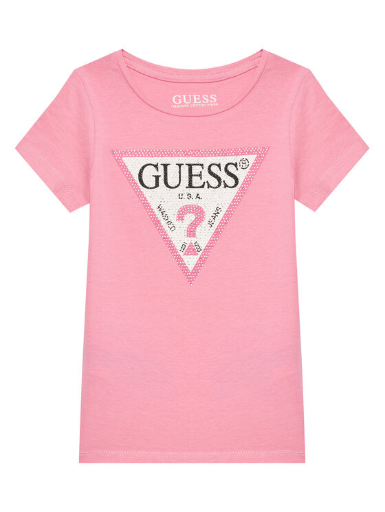 Guess Тишърт J2YI51 K6YW1 Розов Regular Fit за Момичета цена