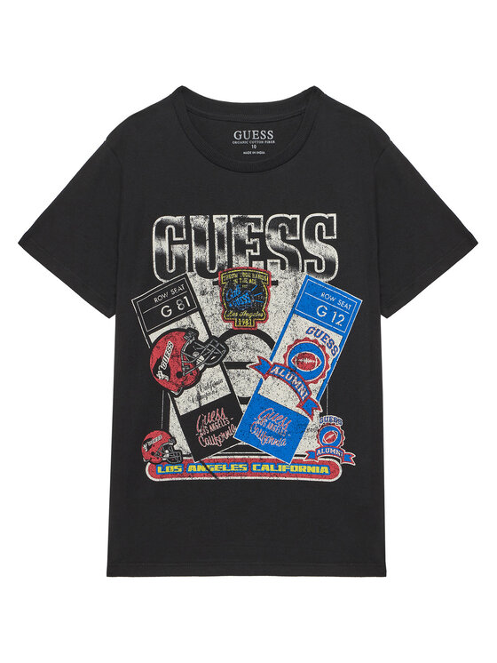 Guess Тишърт L5YI10 K8HM4 Черен Regular Fit за Момчета цена