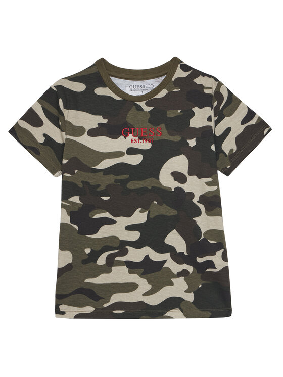 Guess Тишърт L5YI19 K8HM4 Каки Regular Fit за Момчета цена