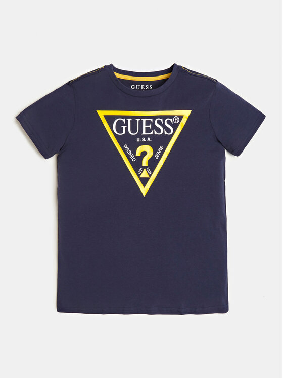 Guess Тишърт L73I55 K8HM0 Тъмносин Regular Fit за Момчета цена
