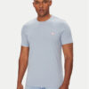 Guess Тишърт M2YI36 I3Z14 Син Slim Fit цвят на ниска цена