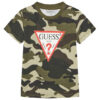 Guess Тишърт N5YI04 K8HM4 Зелен Regular Fit цвят на ниска цена