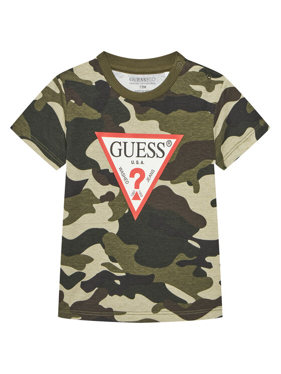 Guess Тишърт N5YI04 K8HM4 Зелен Regular Fit за Момчета цена