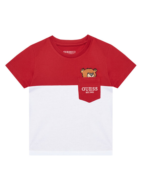 Guess Тишърт N5YI11 K8HM4 Червен Regular Fit за Момчета цена
