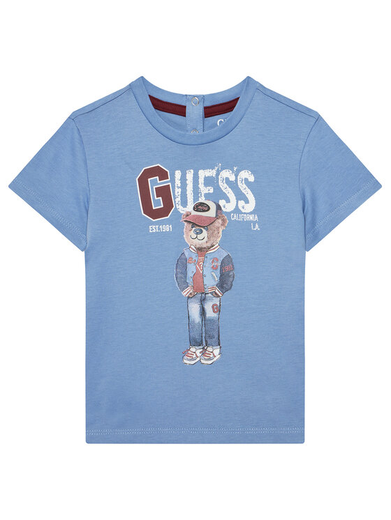 Guess Тишърт N5YI22 K8HM4 Син Regular Fit за Момчета цена