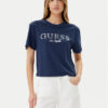 Guess Тишърт V5GI09 K9RM1 Тъмносин Regular Fit за Жени цена