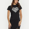Guess Тишърт V5RI08 J1314 Черен Slim Fit за Жени цена