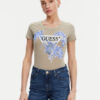 Guess Тишърт W5GI08 J1314 Каки Slim Fit за Жени цена