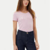 Guess Тишърт W5GI17 J1314 Розов Slim Fit за Жени цена
