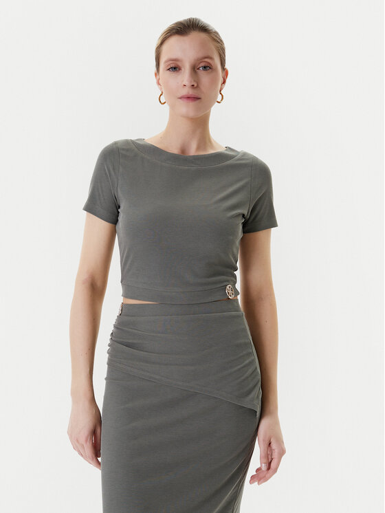 Guess Тишърт W5YP14 KAQL2 Зелен Regular Fit за Жени цена