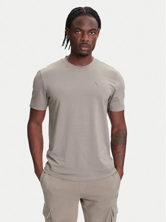 Guess Тишърт Z2YI12 JR06K Зелен Regular Fit цвят на ниска цена