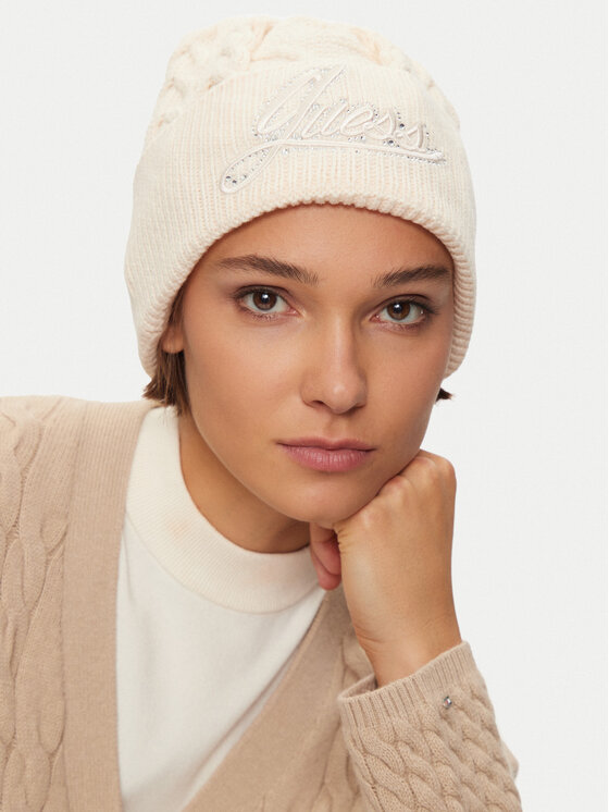 Guess Шапка W4BZ24 Z3362 Екрю за Жени цена