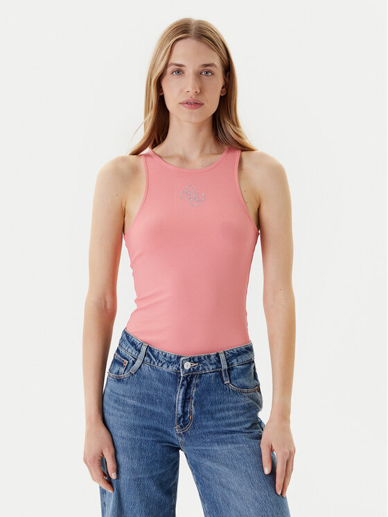 Guess топ W5GP57 KCV52 Розов Regular Fit за Жени цена