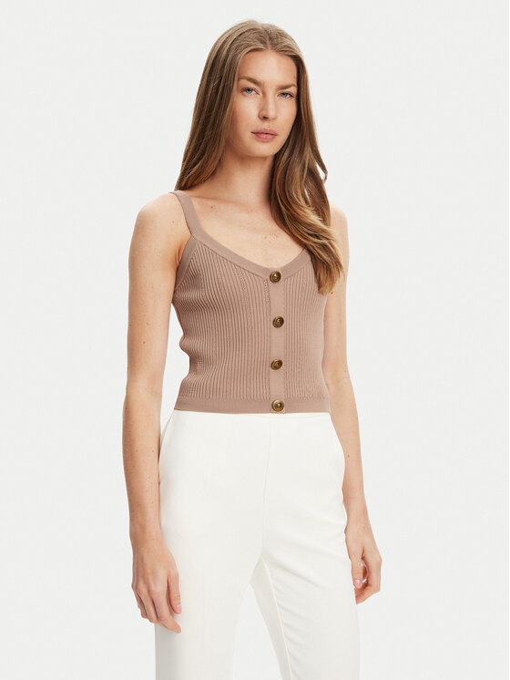 Guess топ W5YR10 Z0130 Зелен Regular Fit за Жени цена