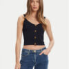 Guess топ W5YR10 Z0130 Тъмносин Regular Fit за Жени цена