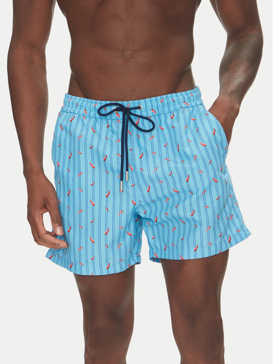 HOM Плувни шорти Espelette 402993 Светлосиньо Regular Fit за Мъже цена