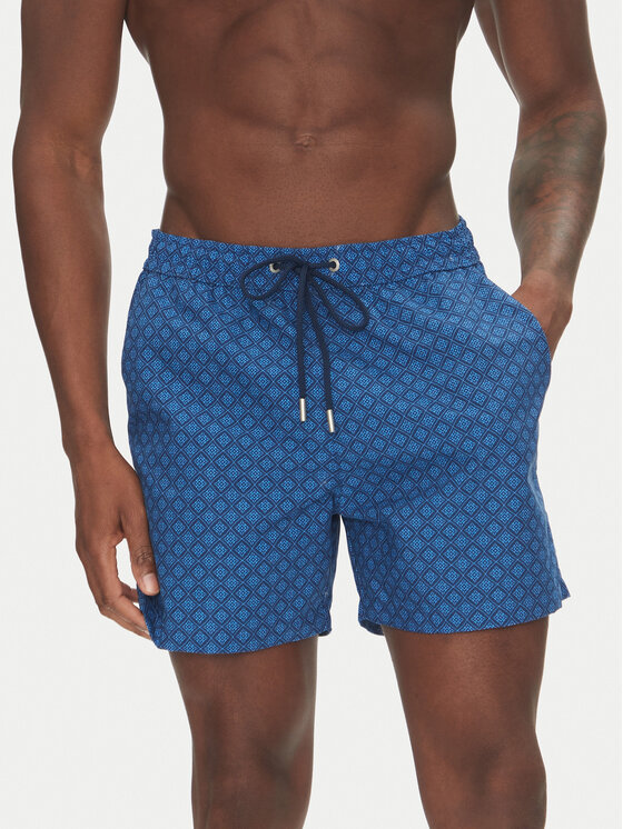 HOM Плувни шорти Hendaye 402935 Син Regular Fit за Мъже цена