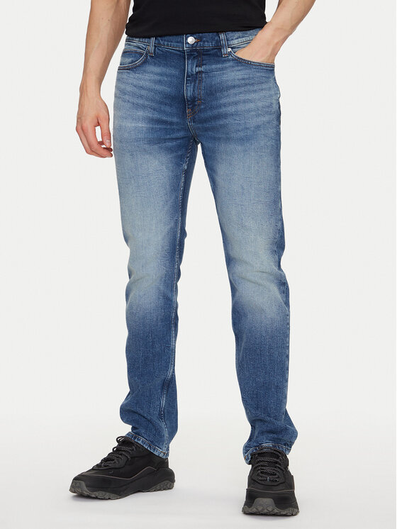 HUGO Дънки 50537698 Син Slim Fit за Мъже цена