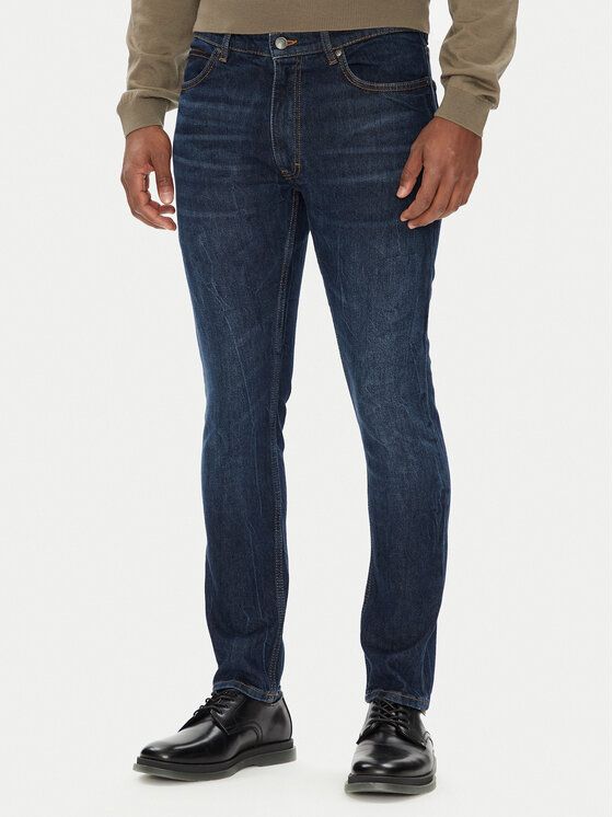 HUGO Дънки HUGO 734 50542696 Тъмносин Extra Slim Fit за Мъже цена
