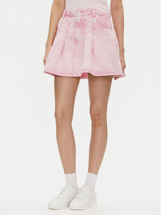 HUGO Дънкова пола Gloom_B 50534786 Розов Regular Fit за Жени цена