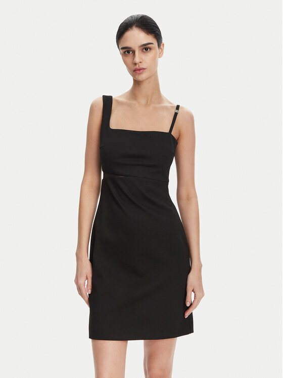 HUGO Ежедневна рокля Kutari 50530172 Черен Slim Fit за Жени цена