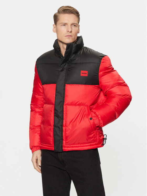 HUGO Зимно яке Balto2411 50505904 Червен Slim Fit за Мъже цена