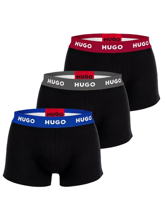 HUGO Комплект 3 чифта боксерки 50532611 Цветен за Мъже цена