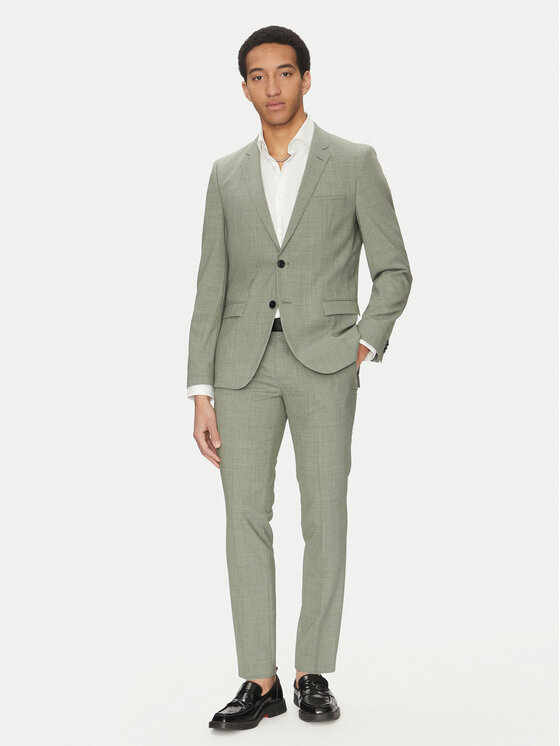 HUGO Костюм Arti/Hesten232X 50540341 Зелен Extra Slim Fit за Мъже цена