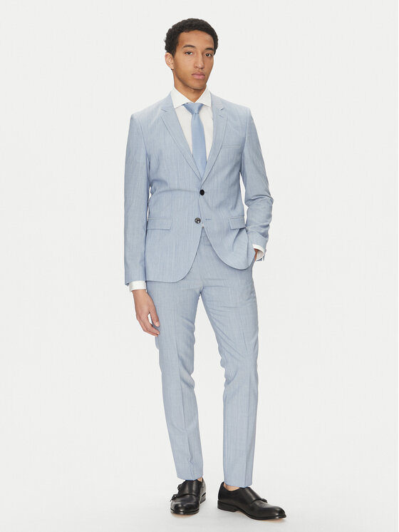 HUGO Костюм Arti/Hesten232X 50540341 Светлосиньо Extra Slim Fit за Мъже цена