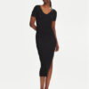 HUGO Плетена рокля Shaty 50538239 Черен Slim Fit за Жени цена