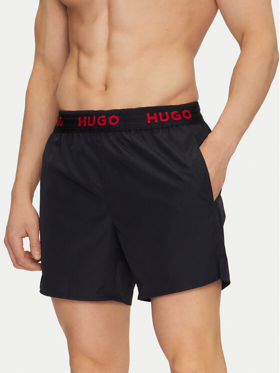 HUGO Плувни шорти Tap 50534495 Черен Regular Fit за Мъже цена