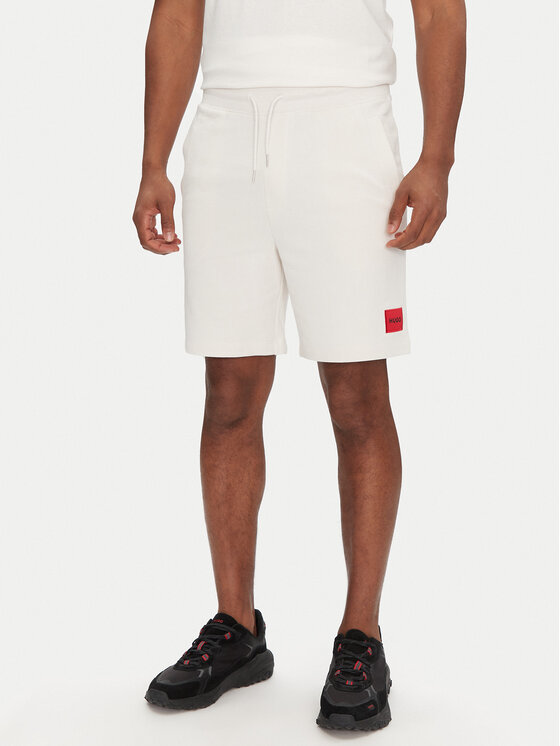 HUGO Спортни шорти Diz222 50466196 Екрю Regular Fit за Мъже цена