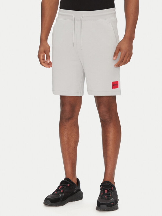 HUGO Спортни шорти Diz222 50466196 Сив Regular Fit за Мъже цена