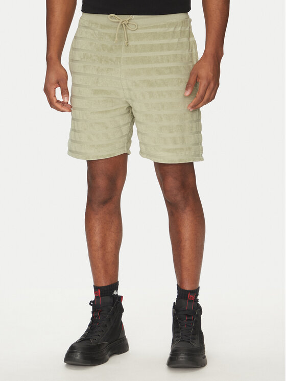HUGO Спортни шорти Dutowel 50535289 Зелен Relaxed Fit за Мъже цена