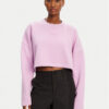 HUGO Суитшърт Derissa_B 50545035 Розов Relaxed Fit за Жени цена