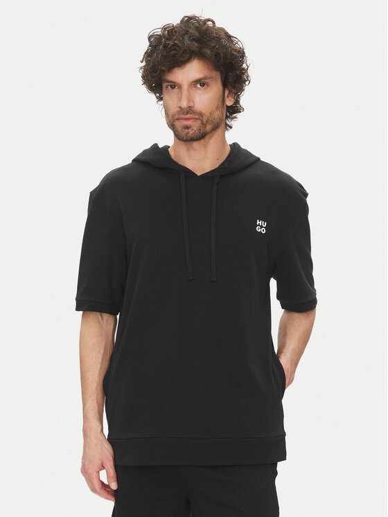 HUGO Суитшърт Devon 50540164 Черен Regular Fit за Мъже цена