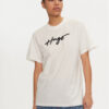 HUGO Тишърт 50528585 Бял Regular Fit за Жени цена
